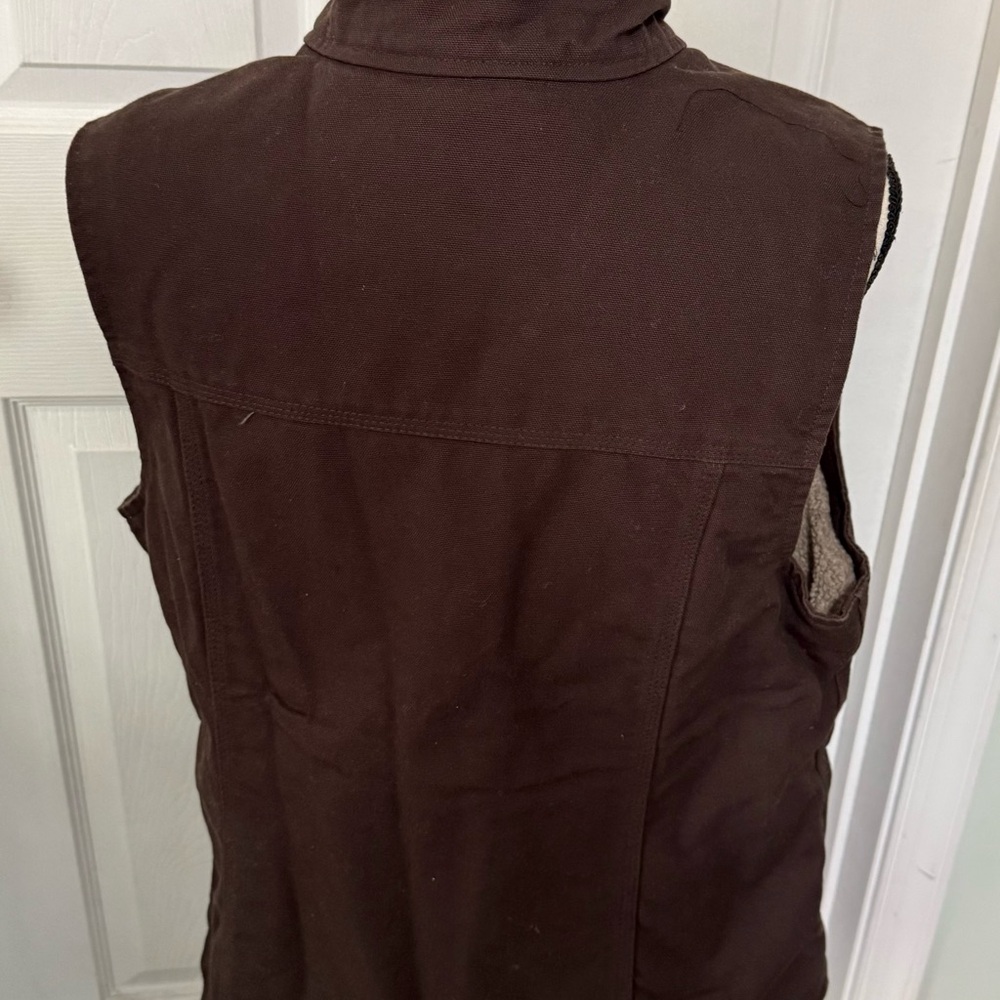 Carhartt Brown Insulated Workwear Vest NWT - Picture 6 of 6